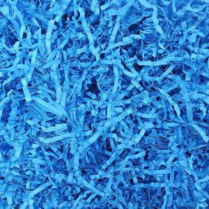 GoooodGift - 3 oz - Sky Blue - Crinkle Cut Paper Shred Filler for Gift Wrapping, Gift Box Stuffing Birthdays, Basket Filling Mother's Day Christmas