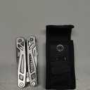 Multitool with Pocket Knife, Birthday Gifts for Men Women Mom Dad, WETOLS 21-in-1 Stainless Steel Pliers with Screwdrivers, Self-locking Multi tools with EDC Sheath, Ideal for Home, Camping, Survival (Silver)