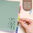 3 x Rileys Academic Planner 2025-2026, Daily, Weekly & Monthly Planner, July 2025 - June 2026, Student Notes Pages, Twin-Wire Binding, Weekly Agenda for School & Work (8 x 6-Inches, Green, Classic)