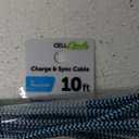 charge and sync cable 10ft micro USB