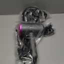 slopehill Professional Ionic Hair Dryer, Powerful 1800W Fast Drying Low Noise Blow Dryer with 2 Concentrator Nozzle 1 Diffuser Attachments for Home Salon Travel (Grey)