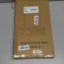 Baby Shower Crate Closet, Baby Baskets with Hangers Handle, Baby Crate Box for Baby Shower, Welcome Gift Basket for Newborn Baby, Pregnancy Gift for New Parents (White, Small Size)