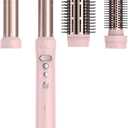 Rotating Hair Dryer Blow Brush, Multi Hot Air Styler Wrap, 105,000 RPM High-Speed Volumizing Spinning Blow Dryer Brush with Auto Curlers, Dry & Smooth & Curl & Volumize All in One