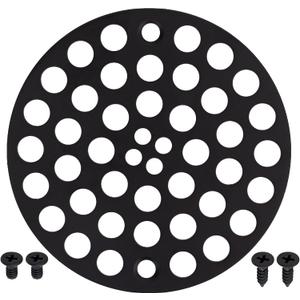 3 x BlueStars 4” Metal Shower Strainer Drain Trim Set