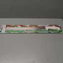 Extra-Long 15-inch Blade Slicing Roasting Knife, Straight Blade, White Handle