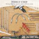 Flexible Drill Bit Extension, 11.7 inch Super Bit Screwdriver Extension, 1/4 Hex Shank Bendable Drill Bit Extension for Tight Spaces, Home Repairs (2 Pack)