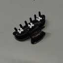 The RPZL Premium Acetate Big Hair Accessory | Oversized Claw Clip for Thick and Thin Hair | Stylish Hair Jaw Clip for Women and Girls (Black Bows)