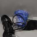 AgiiMan Automatic Submersible Water Pump - 1HP 5000GPH Pool Cover Pump with 33ft Power Cord for Pool Draining, Pond Pump Removal for Pool, Hot Tubs, Rooftops, Water Beds (Blue)