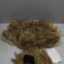 VGbeaty Adult Men Long Curly Gold Brown Mustache Wig for Halloween Cosplay & Anime Costume Party