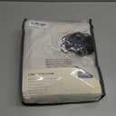 INOVADAY 100% Blackout Curtains for Bedroom, Black Out Curtains 84 Inch Long, Clip Rings Linen Blackout Drapes, Thermal Insulated Room Darkening for Living Room, 2 Panels - Beige,W50xL84