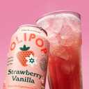 OLIPOP Prebiotic Soda Pop, Strawberry Vanilla, Pantry Pack Packed with Prebiotics, Fiber, and Botanicals, Gluten Free, Vegan, GMO Free, 12oz (12-Cans)
