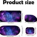 Moukeren 6 Pieces Car Windshield Sunshade Cover Set Car Window Sun Shades UV Rays Sun Visor Protector Auto Windshield Sunshades Cover for Van SUV Truck (Galaxy)