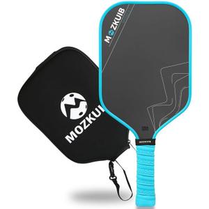 Pickleball Paddle, T700SC Friction Carbon Fiber Surface, Professional Pickle Ball Paddle Providing Strong Power & Spin for Athletes, Includes Paddle Cover (Blue)