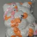 12 Pcs Silly Goose Plush Stuffed Animal Toy Birthday Decorations 8 inch One Silly Goose Baby Shower Party Favor Soft Duck Stuffed Animal with Birthday Hat for Girls Funny Party Supplies (Pink)