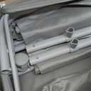 BEKA Diaper Changing Station, Portable Changing Table for Baby, Waterproof, Folding Portable Changing Station, Adjustable Height w/Organizer, Mobile Nursery Diaper Changing Table for Baby, Newborn (Light Grey)