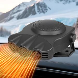 Portable Car Heaters for Vehicle for Winter, 12v Car Heater That Plugs Into Cigarette Lighter, 200w Plug in Car Heater for Car Defroster and Defogger