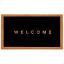 THEODORE MAGNUS Door Mat  Coir Doormat for Outdoor Entrance, Durable Welcome Mat with Non-Slip Backing, Perfect for Front Door and Entryway - Outdoor/Indoor - Welcome Canvas - 17" x 30" (1'5" x 2'6" (Rectangular))
