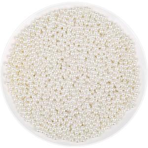 Pearl Beads for Craft, Anezus 2000pcs Ivory Faux Fake Pearls, 4 MM Small Sew on Pearl Beads with holes for Jewelry Making, Bracelets, Necklaces, Hairs, Crafts, Decoration and Vase Filler