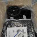 Economy Knee Scooter Steerable Knee Walker for Foot Injuries Compact Crutch Alternative with Dual Braking System (Black)