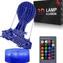 Battle bus Game Room Night Lights Lamp 3D LED Desk Table Light Remote Control & 16 Colors Battleroyal Players Modelling Birthday Holiday Christmas Festival Gift Ideas Decor for Boys Girls Teen