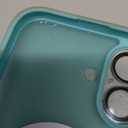 SUPFINE Magnetic for iPhone 16 Case (Compatible with MagSafe) (Military Grade Drop Protection) Slim Translucent Matte Shockproof with Anti-Fingerprint Phone Case, Blue Green