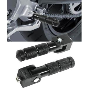 SCUARI Motorcycle Foot Pegs,Car Accessories Foot Pegs,8MM Foot Pegs for Motorcycles,90 Degree Foldable Motorcycle Foot Peg,Aluminum Passenger Foot Pegs Supports,Fit for Bicycles Electric Bikes ATV