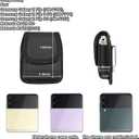 YANZHE Cell Phone Holster for Samsung Galaxy Z Flip 3 5G, Pouch Case with Metal Belt Clip, Magnetic Closure and Belt Loop