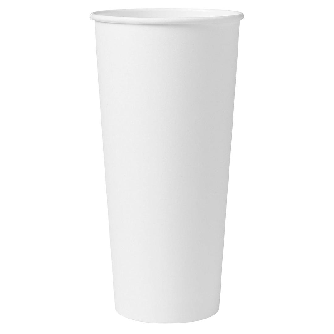 SOLO 424WN-2050 24 oz White SSP Paper Hot Cup (Case of 500) SOLO 424WN-2050 24 oz White SSP Paper Hot Cup (Case of 500)