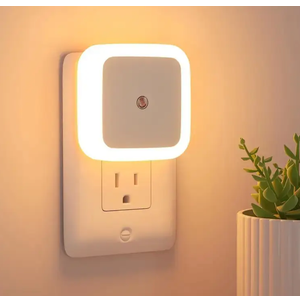 2 Pcs Smart Night Light - Light Controlled Sensor Light, Multi-Functional Household Lighting, Automatic Sensor Switch, Suitable for Bedrooms, Living Rooms, Kitchens and Corridors
