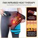 UTK Hip Heating Pad for Sciatica Pain Relief, Far Infrared Heating Pads with 16 Natural Jades & Smart Controller, Lower Back/Thigh/Buttock/Abdomen Electric Heat Pad for Women, FSA HSA Eligible