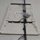 Mainstays White 27" Folding Plastic Table, Heavy Duty, Easy-Fold, Indoor Outdoor