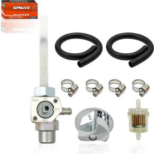 Fuel Petcock On OFF Valve with Lever Screw Fit for Honda FourTrax 200 TRX 200SX 1986-1988 FourTrax 250 TRX250X 1993-2006 Sportrax 300 TRX 300EX 2x4 Fuel Tank Switch Valve Part 16950-HC0-015