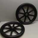 Parts Camp 20" Flat Free Tire Cart Wheels Replacement Rubbermaid Wheelbarrow Wheels Garden Cart Replacement Wheel With 5/8" 3/4" Bearing For Utility Carts/Lawn Cart/Wheelbarrow 2PACK