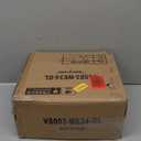 GREENSTELL Small Vanity Stool Chair with Storage and Folding Back, 13" x 13" x 17.7" Faux Fur Soft Ottoman for Teenager, 4 Metal Legs with Anti-Slip Feet, Furry Padded Seat for Makeup, Bedroom, White