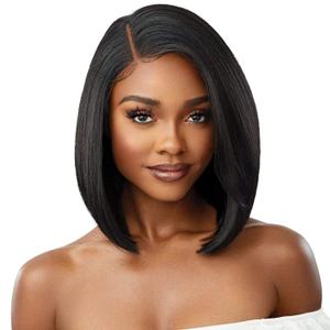 Outre Lace Front Wig Perfect Hair Line 13X4 JENISSE (DR2/GIBRN) (Dark Brown Root with GINGER BROWN)