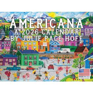 Americana Calendar 2026 by Julie Pace Hoff Monthly Wall Calender 12 Month | American Made In The USA