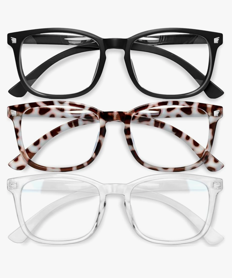 CCVOO Reading Glasses for Women/Men, Eyeglasses, Blue Light Readers for Women/Men, Computer Eye Glasses, Cheaters