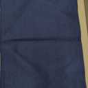 Cloth Placemats, Set of 6 Heat-Resistant Cotton Linen Blend Double Layered Machine Washable Place Mats, Wrinkle Free Thick Fabric Dining Table Mats for Indoors & Outdoors (Navy Blue, 6)