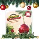 Christmas Ornament Guardian, Adjustable Ornament Hooks for Hanging Small Large Heavy Ornaments, Ornaments Hanger Hooks for Christmas Tree Hanging Holiday Ornaments (36)