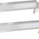 2 Pack Stainless Steel Shelf 12"x48" 320LB, Commercial Wall Mounted Metal Shelving for Home Kitchen, Restaurant