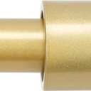 Extra Long Curtain Rods for Windows 240 Inches, Adjustable Gold Curtain Rod for Outdoor 1 Inch Heavy Duty Modern Window Rods with Aluminum End Caps for Farmhouse Kitchen Bedroom Living Room