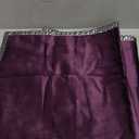 BLESSUME Altar Tarot Table Cloth Divination Wicca Velvet Cloth with Tarot Pouch 24.4 * 24.4 inch Purple