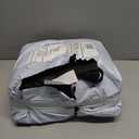 Car Cover for Automobiles All Weather Waterproof, Universal Fit Sedan Ford Mustang, Chevy Camaro/Malibu, Kia Optima, Hyundai Sonata, Nissan Altima, Volkswagen Passat, Tesla Model 3 etc. (Black-Orange)