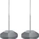 MorningRo 2 Pcs Pool Float Storage Rack Pool Float Holder Water Filling Base Stainless Steel Equipment Holder Portable Scalable Rack for Swimming Outdoor Storage(13 x 59 in,Grey)