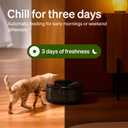 PETLIBRO Automatic Cat Feeder Wet Food with 2024 V1 Version Stainless Steel Bowl, Refrigerated 3 Fresh Meals for 3 Days, App-Controlled Pet Food Dispenser, Easy to Clean, Size: 5 L (1 pack)