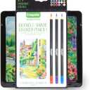 Crayola Signature Blend & Shade Soft Core Colored Pencils in Tin, Gift - 24 Count, Blend & Shade Colored Pencils