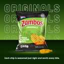 2 x Zambos Original Premium Plantain Chips, 5.3 oz Crunchy, Ridged Snack, Gluten Free, 1 Bag, BBD 07/24/2026