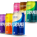 Zevia Zero Sugar Soda, Rainbow Variety Pack, 12 oz Cans (24-Pack) – Naturally Sweetened, Non-GMO Project Verified, Gluten-Free, Vegan BBD  01/08/2027