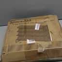 SpaceAid Spice Rack Organizer with 28 Spice Jars, 386 Spice Labels, Chalk Marker and Funnel Set for Cabinet, Countertop, Pantry, Cupboard or Door & Wall Mount - 28 Jars, 13.4" W  10.8" H, Black