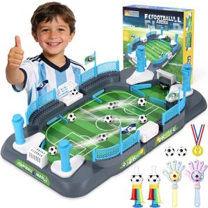 Soccer Board Game for Kids, Mini Foosball Table Game, Portable Tabletop Interaction Pinball Sports Game Toy, Indoor Family Playroom Party Birthday Toy Gift for 3 4 5 6 7 8-12 Year Old Boys Girls